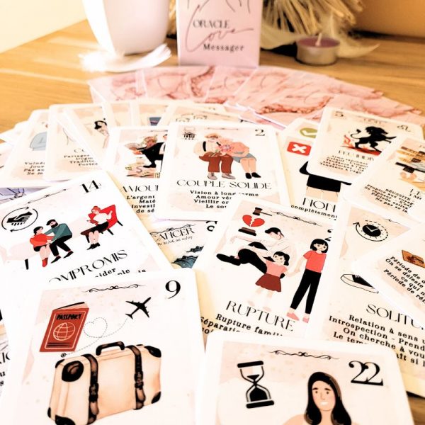 Oracle Le Love Messager – cartes pour guidance sentimentale et affective