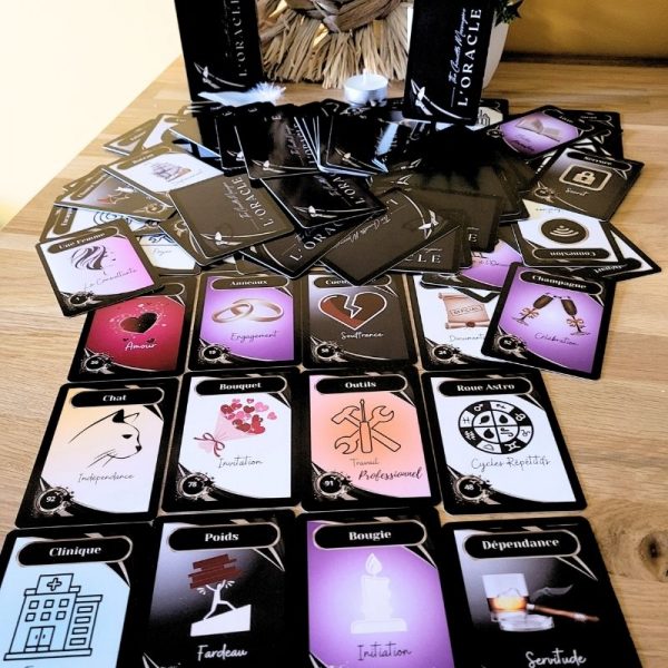 Oracle The Chouette Messagère – cartes pour guidance spirituelle, tirage intuitif et éclairage général