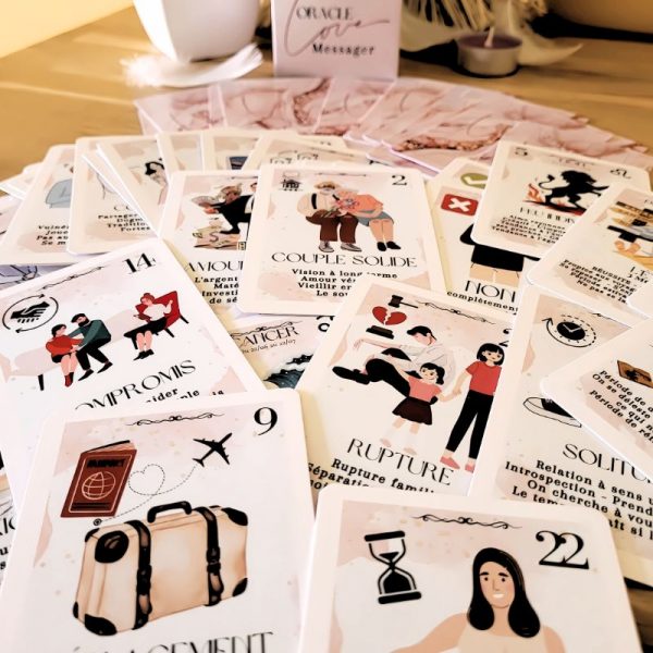 Oracle Le Love Messager – cartes pour guidance sentimentale et affective