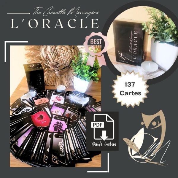 Oracle The Chouette Messagère – cartes pour guidance spirituelle, tirage intuitif et éclairage général