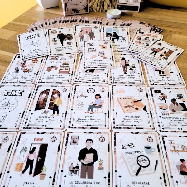 Oracle Le Temps du Changement – jeu de cartes divinatoires avec livret PDF inclus